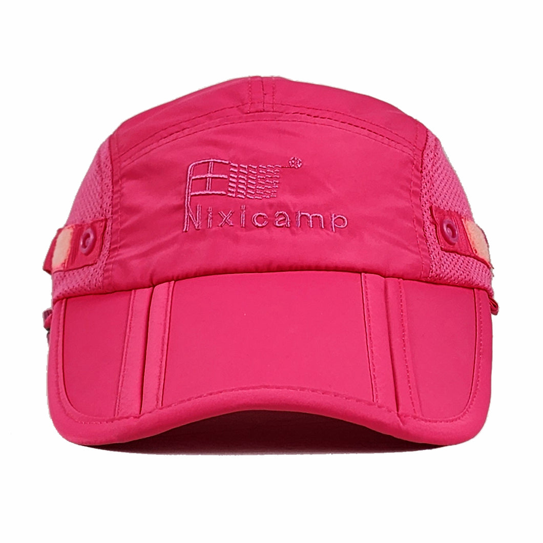 polyester Plastic  casual  pink adjustable strap back cap hat for women and man