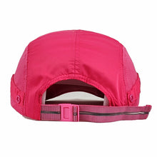 Load image into Gallery viewer, polyester Plastic  casual  pink adjustable strap back cap hat for women and man
