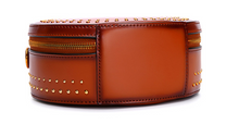 Load image into Gallery viewer, Genuine Leather Round Shape Handbag Shoulder Bag GL-M24
