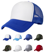 Load image into Gallery viewer, Trucker Caps Foam and Mesh 5 Panel Hat  TCQW03
