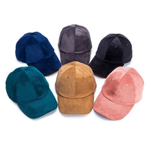 Load image into Gallery viewer, Baseball Hat Corduroy Caps for Custom Design 6 Panel Hat BHNM06
