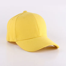 Load image into Gallery viewer, 6-Panel Baseball Hat Cotton Yellow Hats  BHNM13
