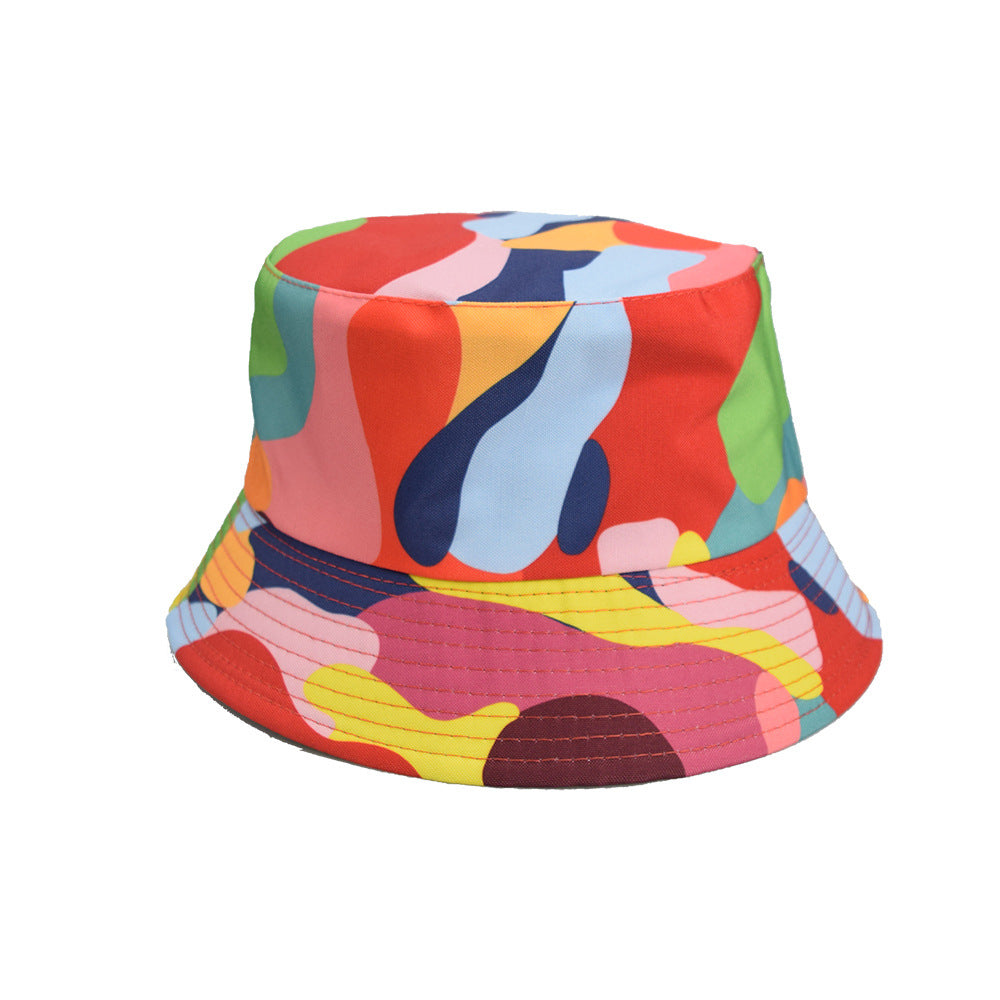 Multicolor Camo Painter Bucket Hat For Women And Men BUH02