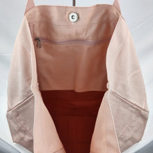 Load image into Gallery viewer, Natural Design Summer Pink Custom Logo Printed Shopping Bag Recycled Canvas Tote Bag CAVB02
