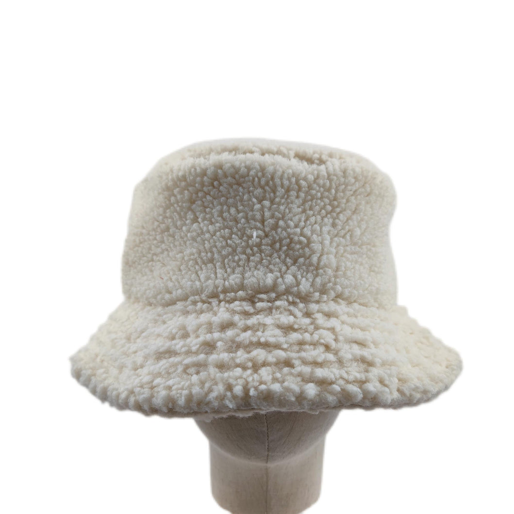 Plush Fluffy Bucket hat for girls Winter outdoor Design hats HACP23