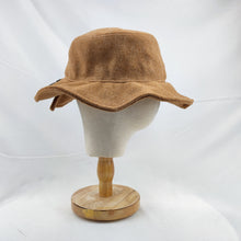 Load image into Gallery viewer, New Design Winter Wool Travel Sun Hat Portable Custom Embroidery Logo Summer Hat MSH01
