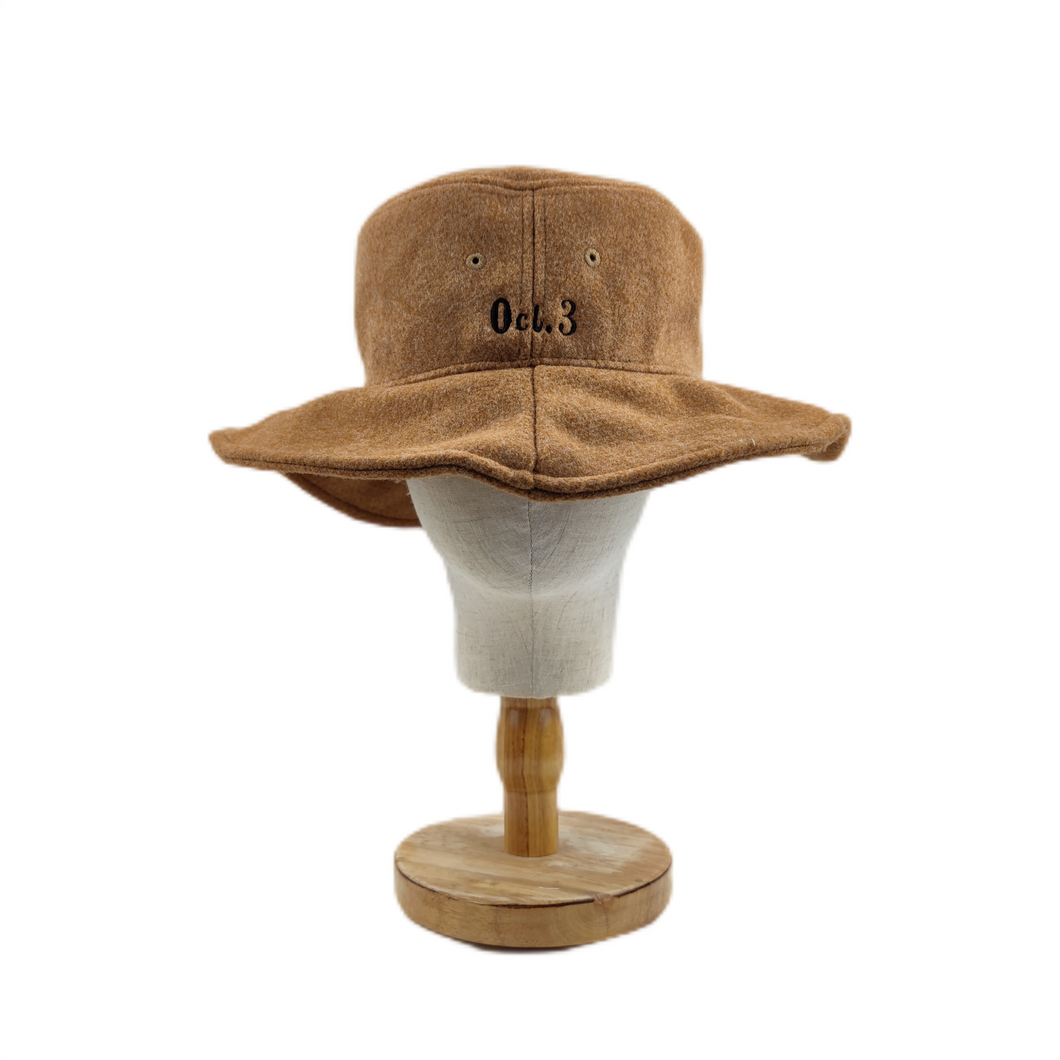 New Design Winter Wool Travel Sun Hat Portable Custom Embroidery Logo Summer Hat MSH01