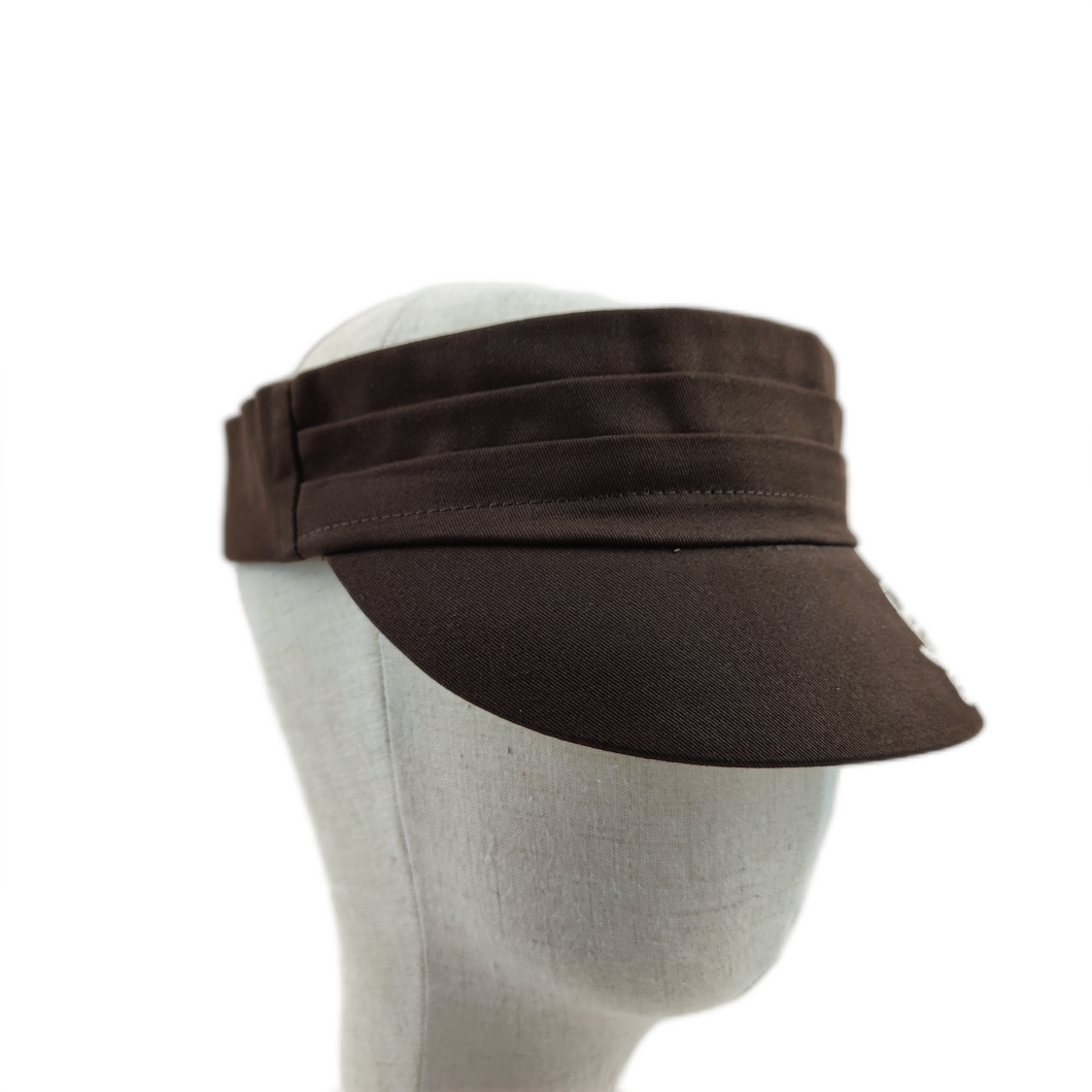 Short Brim 3D Embroidery Custom Logo Summer Hat Promotional No Top Sun Hat MSH03
