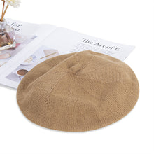 Load image into Gallery viewer, British Fashion Felt Beret Hat Portable Spring Custom Outdoor Beret Cap SRH02
