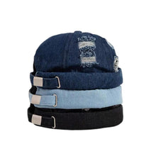 Load image into Gallery viewer, Denim Cotton Fashion Guarpi Hat Old Style Retro Custom Manufacture Price Play Hat SRH07
