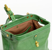 Load image into Gallery viewer, Genuine Leather Fashion Green Luxury Women Handbags GEH-15
