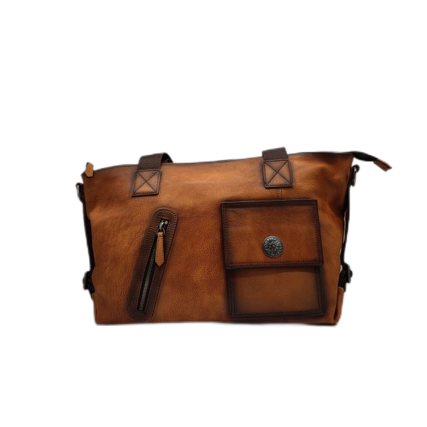 Travel duffel bag for Men Retro bag Leather bag for working FGRE03